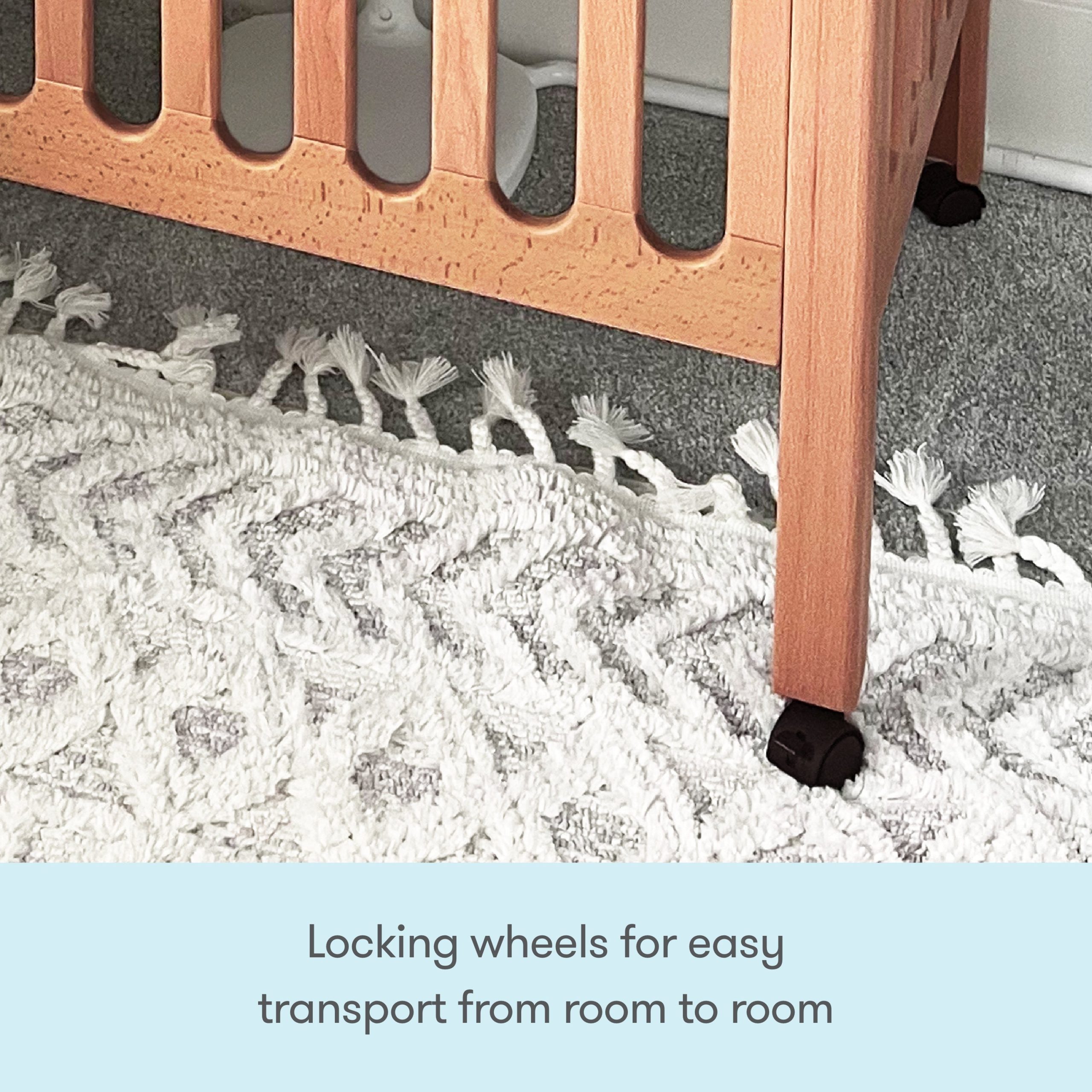 Newton Galileo Mini Crib with Newton Mattress - Image 16